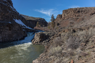 White river falls state park in Oregon