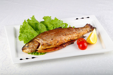 Grilled trout