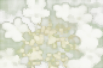 Gradient, halftone colored dots, background, vector illustration.