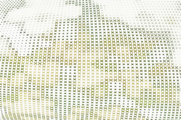 Gradient, halftone colored shapes, background, vector illustration.