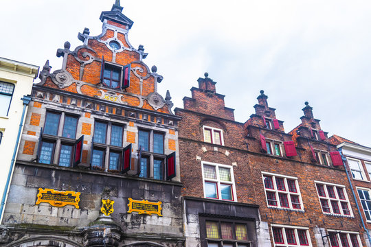 Historical housen in Nijmegen city