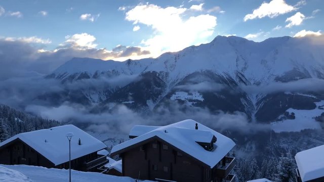 Riederalp in the winter snow paradies