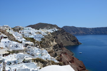 Fototapeta na wymiar santorini