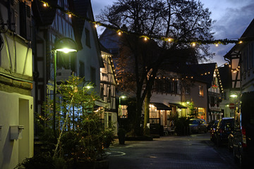 Weihnachtsbeleuchtung in Dreieichenhain