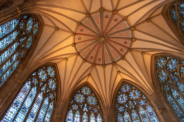 Fototapeta premium Ceiling of Cathedral