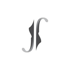 jr logo letter design