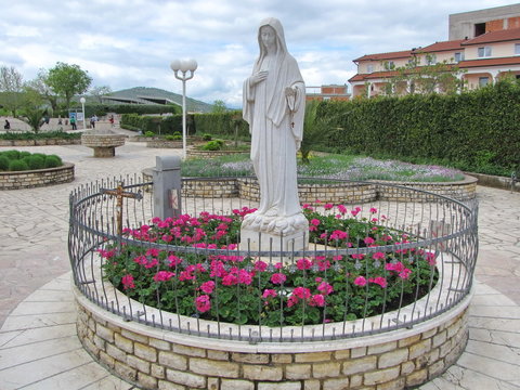 Statue of Virgin Mary in Medjugorje, Bosnia and Herzegovina