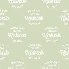 Kebab seamless pattern