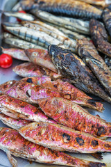 hot smoked vatious fishes