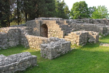 Fototapeta na wymiar Mogorjelo Ruins in Bosnia and Herzegovina