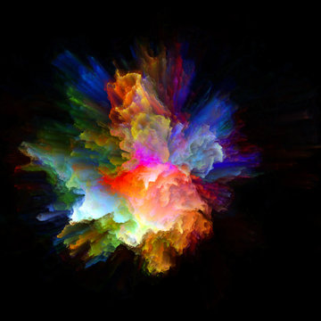 Virtual Color Splash Explosion