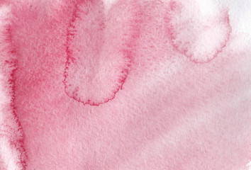 Abstract watercolor red background