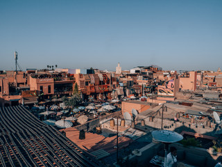 Cityscape of Marrakech, Morocco