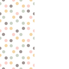 Card with circle pattern and empty space for your text.