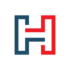H letter logo design vector template