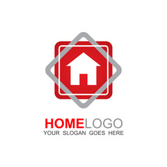 Home logo design vector template