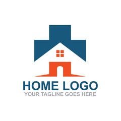 Home logo design vector template
