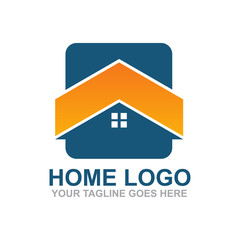 Home logo design vector template