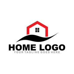 Fototapeta premium Home logo design vector template
