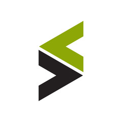 S letter logo design vector template