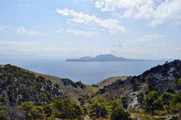  Beautiful sea bay and mountains on Cap Formentor