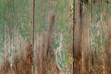 Detail einer alten Holztür