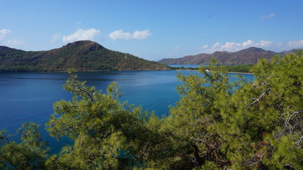 Obraz premium Beautiful mediterranean landscape bay in Datca Turkey