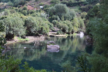 Fototapeta na wymiar Lac et montagne