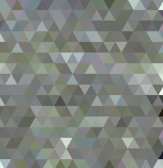 Triangular low poly, light grey, silver, mosaic pattern background,