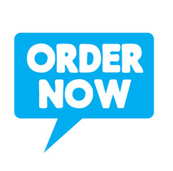 Order Now label on white