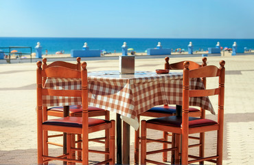 Restaurant table , Andalusia; spain