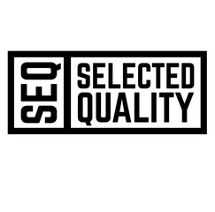 selected quality stamp on white