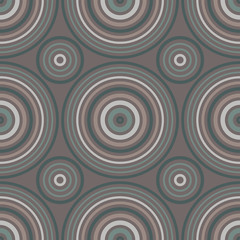 Vibrant circular seamless pattern