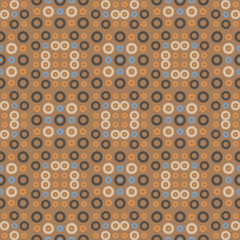 Biomorphic vibrant seamless pattern