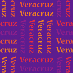 Fototapeta na wymiar Veracruz, Mexico seamless pattern