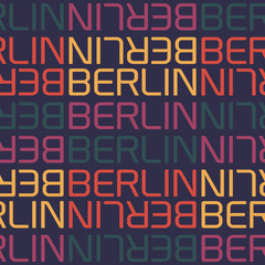 Obraz premium berlin, germany seamless pattern