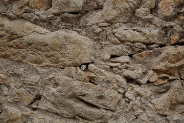 The texture of the wall