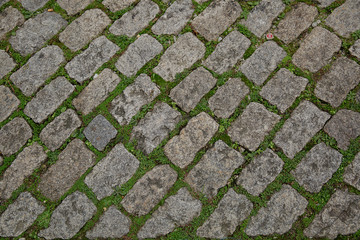 The texture of the wall