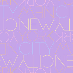 New York City, USA seamless pattern