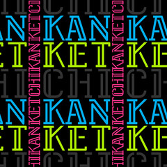 Ketchikan, USA seamless pattern