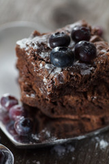 Home made brownie cake