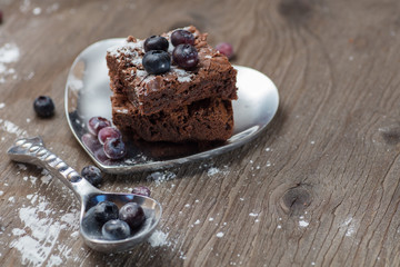 Home made brownie cake