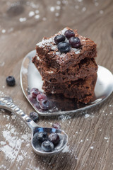 Home made brownie cake