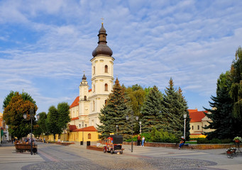 Catholic church of the Assumption of the Blessed Virgin Mary. Pinsk. Belarus