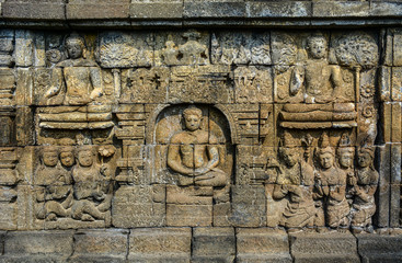 Borobudur Temple on Java Island, Indonesia
