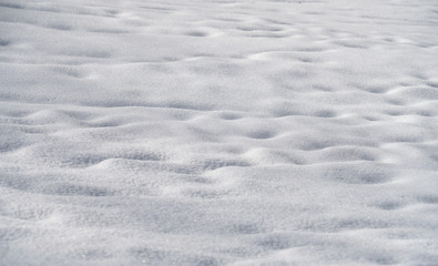 snow drift covered ground texture with shadows