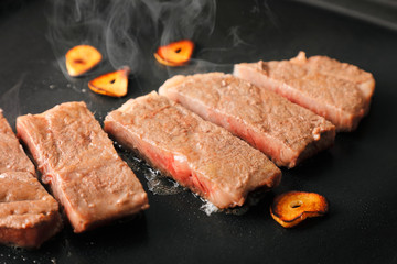 和牛　サーロインステーキ　Sirloin steak(Wagyu beef)