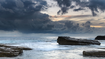 Rock Ledge and Seascape