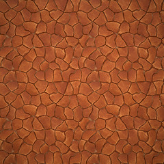 Stylized cobblestone texture. 3d render