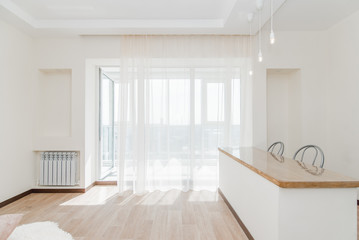 Photo of the light kitchen room